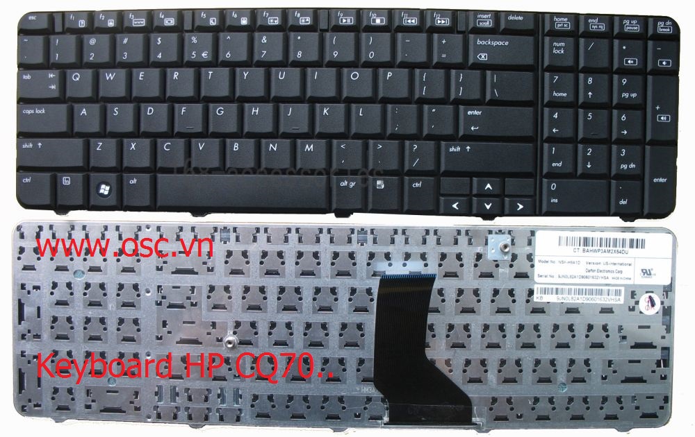 Keyboard HP Compaq CQ70-101